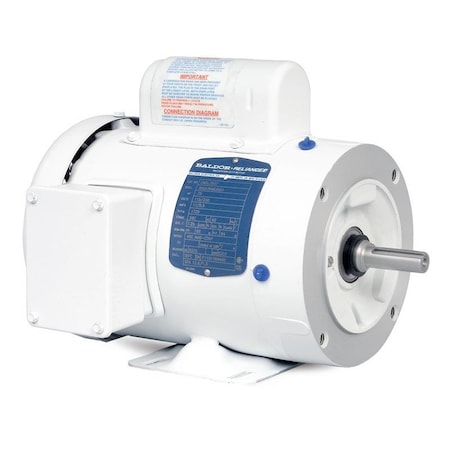 Baldor-Reliance 1Hp, 1725Rpm, 1Ph, 60Hz, 56C, 3524L, Tefc, F1, N, CWDL3510 CWDL3510